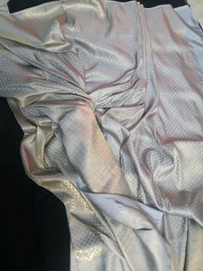 Beautiful Grey soft banaras saree