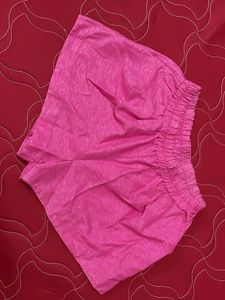 Pink Heathered Shorts