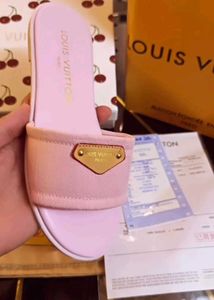 Louis Vuitton Pink Slides