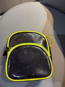 Clear &amp; Yellow Pouch