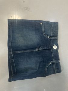 Dark Blue Denim Skirt