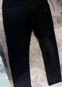 GAS Men Black Straight Fit Jeans