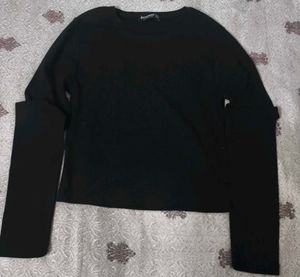 Black Long Sleeve Top