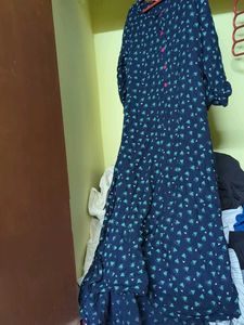 Blue Printed Kurta