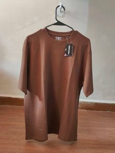 Soil Brown Oversized T-Shirt