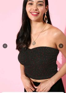Chic Strapless Crop Top
