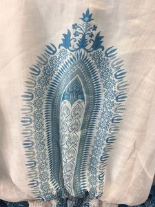White &amp; Blue Kaftan 💙🤍