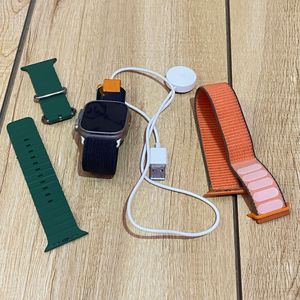 Smartwatch with extra 2bands & charger
