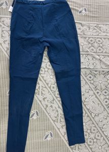 Blue Casual Pants