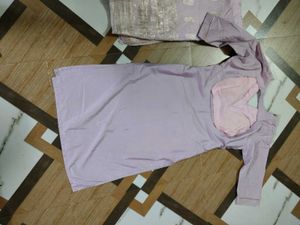 Stylish Lavender Kurta Set