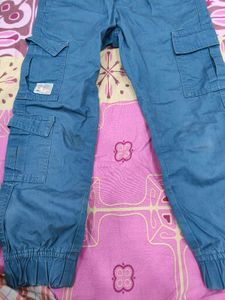 Blue Cargo Pants (5 to 6 years) Boys