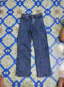 Combo Grey Wash and Blue Wide Leg Jeans