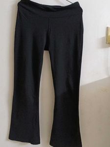 Black Gentle boot cut Leggings