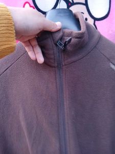 Brown Fleece Jacket - Cozy &amp; Warm