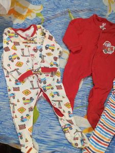 Baby Footed Pajamas Bundle - Size 3-6 Months