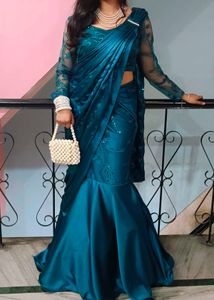 🆕Ready To Wear Lehenga Saree, Unstitched Blouse