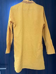 Yellow Embroidered Kurta