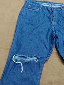 Blue Ripped Jeans