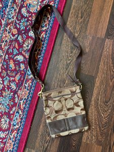 Coach Signature Canvas Crossbody Bag