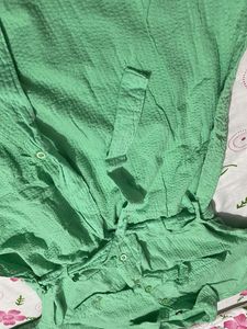 women’s Light Green Shirt Dress