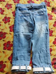 Girls' Embellished Denim Jeans
