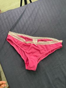 Pink Lace Trim panty