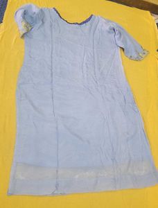 Light Blue Kurta Set with Dupatta