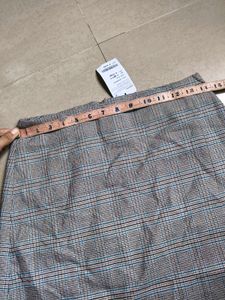 Korean plaid Mini Skirt