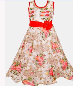 Girls Floral Party Dress