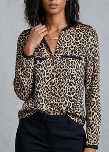 Zara Leopard Print Blouse