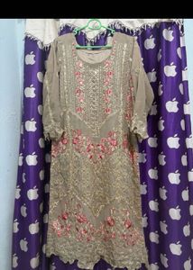 Embroidered Kurta Set with Dupatta