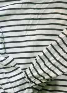 Striped Top with Paisley Print