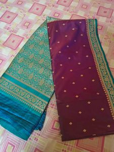 Elegant Silk Blend Saree with Blouse