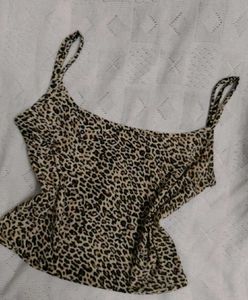 Leopard Print Cami Top