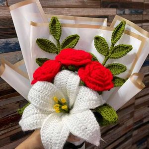 Handmade Crochet Flower Bouquet