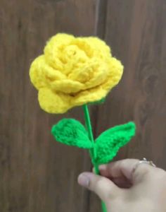 Handmade Crocheted Rose 🌹