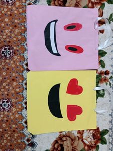 Combo Of 12 Paper Smilee Bags