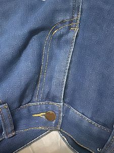 Distressed Denim Shorts
