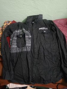 Stylish Black Graphic Shirt