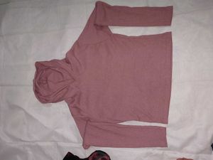Pink Hooded Pullover
