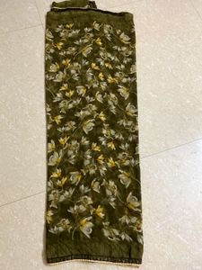 Elegant Floral Print Saree