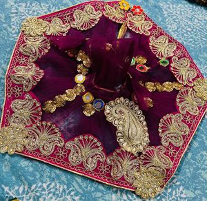 Laddu Gopal Fancy Net Dress Size 6,7,8 Only 1 Dres