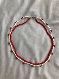 Cherry Beaded Necklace Set