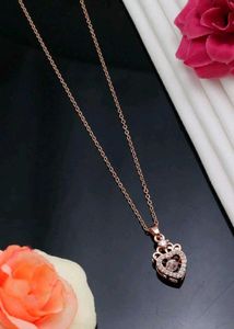 Sparkling pendant with Ball chain for girls and wo