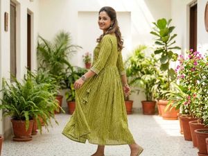 Stylish Green Ethnic kurti