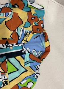 Colorful Abstract Print Men's Shirt