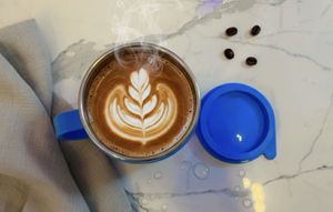 Blue Mug with Lid