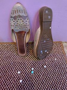 New Embellished Flat Mules