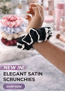 Elegant Satin Scrunchie (pack of 1)