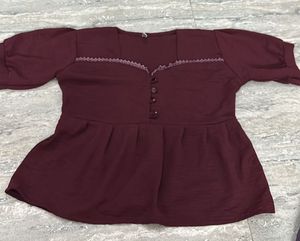 purple beautifull  top